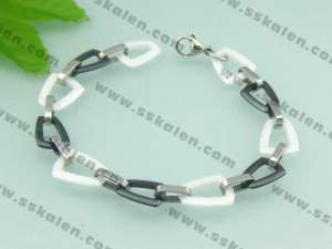 Stainless steel with Ceramic Bracelet - KB32229-W