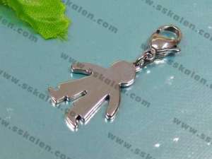 Stainless Steel Charms with Lobster  - KRP756-Z