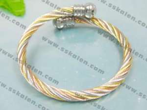 Stainless Steel Gold-plating Bangle - KB15711