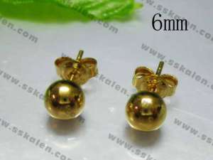 Stainless Steel Gold-Plating Earring - KE2797-K