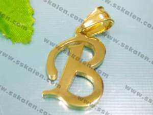 Stainless Steel Gold-plating Pendant - KP19826-D