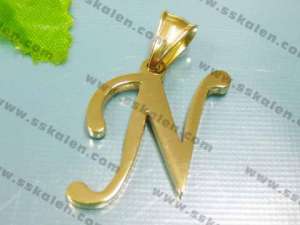 Stainless Steel Gold-plating Pendant - KP19838-D