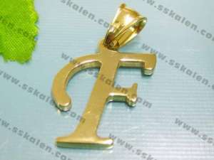 Stainless Steel Gold-plating Pendant  - KP22855-D