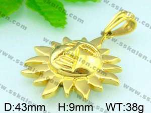Stainless Steel Gold-plating Pendant  - KP36845-D