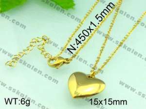 Stainless Steel Gold-plating Pendant - KP37434-Z