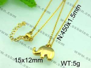 Stainless Steel Gold-plating Pendant  - KP37439-Z