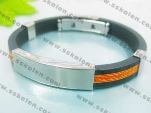  Stainless Steel Rubber Bangle - KB15251