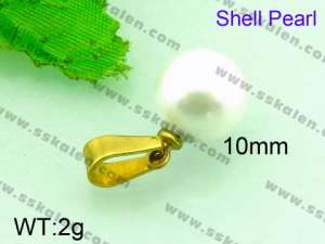 SS Shell Pearl Pendant - KP40434-Z