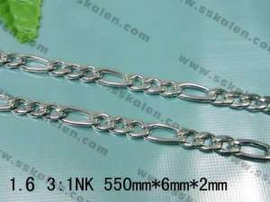 Stainless Steel Necklace  - KN5551-Z