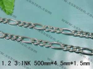Stainless Steel Necklace  - KN5552-Z