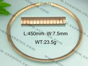 Staineless Steel Small Gold-plating Chain - KN9234-D