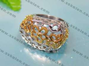 Stainless Steel Gold-Plating Ring - KR12584