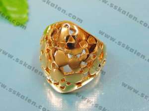 Stainless Steel Gold-Plating Ring - KR12594
