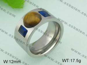 Stainless Steel Stone&Crystal Ring - KR20916-D