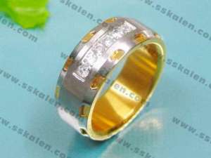 Stainless Steel Gold-Plating Ring - KR11920