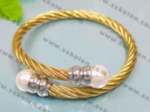Stainless Steel Wire Bangle - KB26737-T