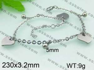 Stainless Steel Anklet  - KJ271-Z