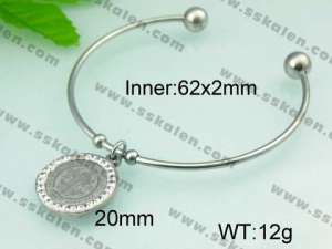 Stainless Steel Bangle - KB43649-Z