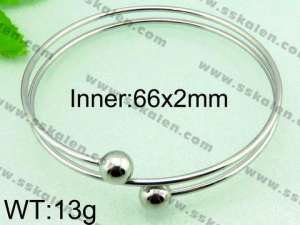 Stainless Steel Bangle  - KB55674-Z