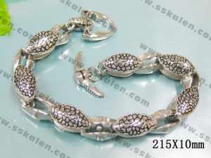 Stainless Steel Bracelet  - KB23654-D
