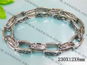 Stainless Steel Bracelet  - KB23655-D