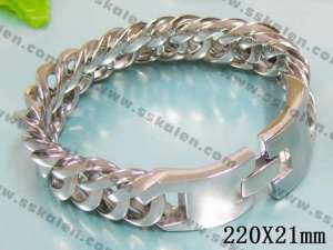 Stainless Steel Bracelet  - KB23814-D