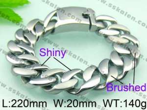 Stainless Steel Bracelet  - KB46705-D