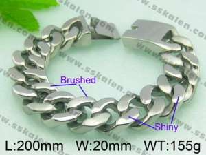 Stainless Steel Bracelet  - KB52730-D