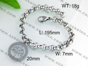 Stainless Steel Bracelet   - KB41587-Z