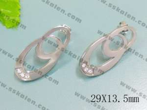 Stainless Steel Earring - KE17768-T