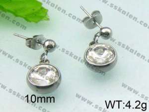 Stainless Steel Earring  - KE45108-Z