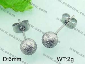 Stainless Steel Earring  - KE56139-Z