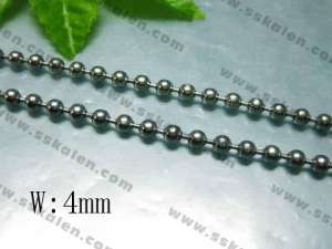  Stainless Steel Necklace - KN0793-Z