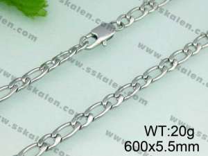  Stainless Steel Necklace  - KN10337-Z