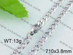 Stainless Steel Necklace   - KN11157-Z