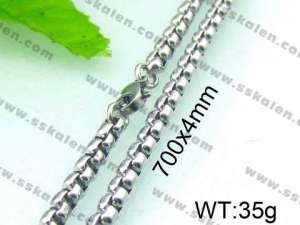 Stainless Steel Necklace  - KN12748-Z