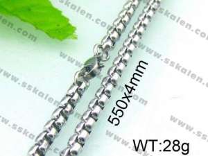 Stainless Steel Necklace  - KN12749-TJY