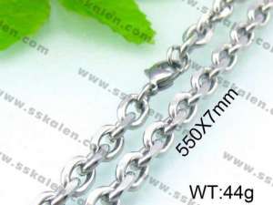 Stainless Steel Necklace  - KN12752-TJY