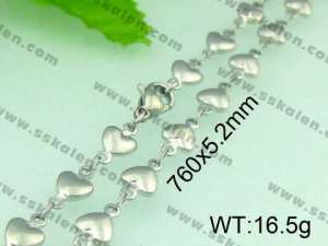 Stainless Steel Necklace  - KN13356-Z