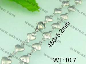 Stainless Steel Necklace  - KN13358-Z