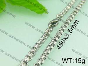 Stainless Steel Necklace    - KN14709-Z