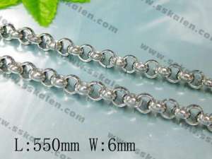 Stainless Steel Necklace - KN3580-C