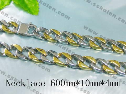 Stainless Steel Gold-Plating Necklace